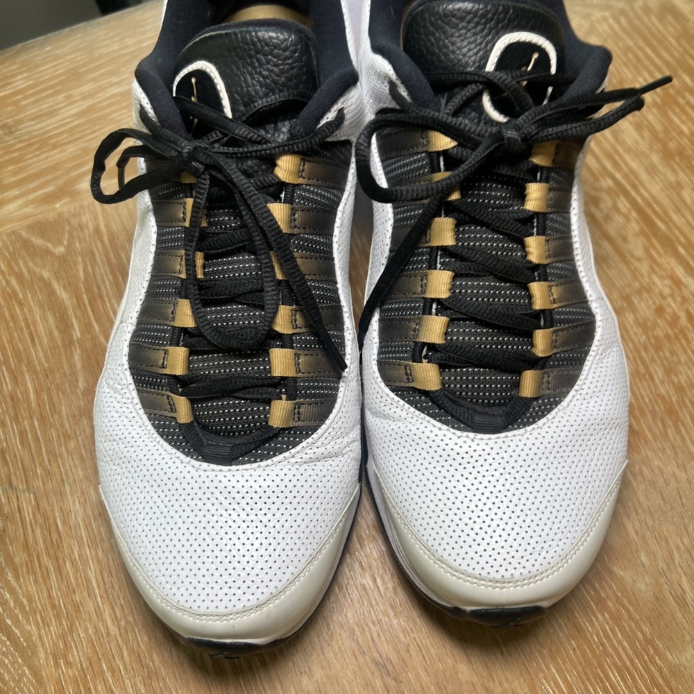 Jordan CMFT Air Max 10 White Gold Black 442090-117 Men's Size 12 No Box - Picture 8 of 12
